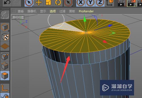 C4D圆柱体变可编辑对象分离面了怎么办