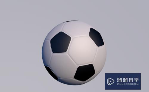 C4D制作足球模型教程(c4d做足球)