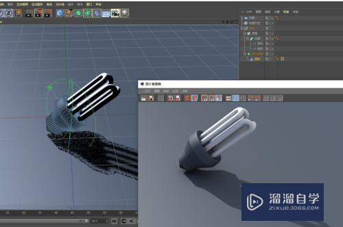 C4D 如何建立灯泡模型？