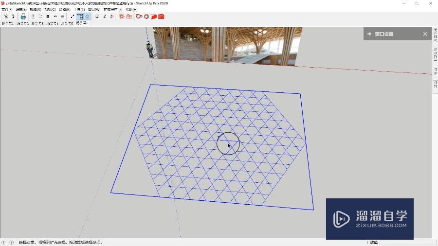 SketchUp怎么制作韩国九桥高尔夫俱乐部？