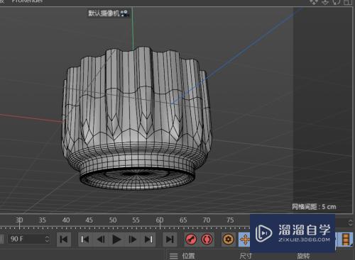 C4D怎么创建花瓣形条纹的花盆模型(c4d怎么做花瓣)