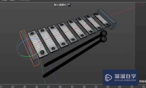 C4D如何创建手敲琴模型(c4d手怎么做)