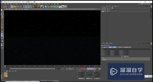C4D怎么制作夜晚星光效果(c4d怎么做夜晚效果)