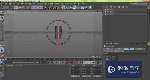 C4D如何巧用圆柱制作放大镜手柄(c4d放大镜怎么做)