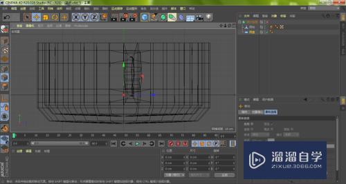 C4D制作立体茶杯（11）：巧用圆盘绘制托盘