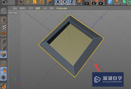 C4D建模制作宝石底座模型效果图