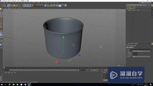 C4D怎么制作棱角杯子模型(c4d如何让棱角变圆润)