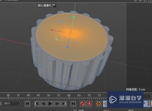 C4D怎么创建花瓣形条纹的花盆模型(c4d怎么做花瓣)