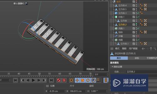 C4D建模--创建手敲琴模型