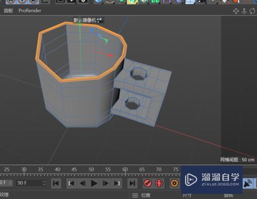 C4D怎么制作圆弧开口漱口杯模型(c4d怎么做壶嘴)