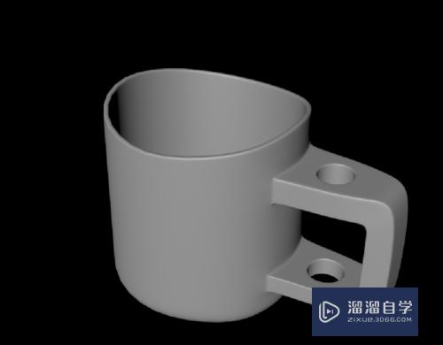 C4D怎么制作圆弧开口漱口杯模型(c4d怎么做壶嘴)