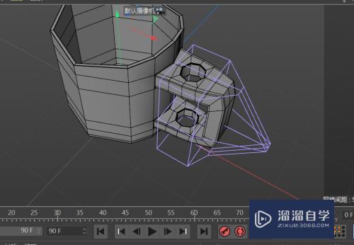 C4D怎么制作圆弧开口漱口杯模型(c4d怎么做壶嘴)