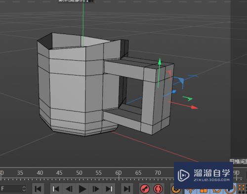 C4D怎么制作圆弧开口漱口杯模型(c4d怎么做壶嘴)