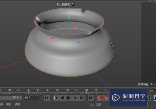 C4D如何制作陶瓷烟灰缸模型(c4d烟灰缸建模)