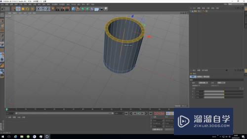 C4D如何创建圆柱型杯子(c4d怎么建杯子)