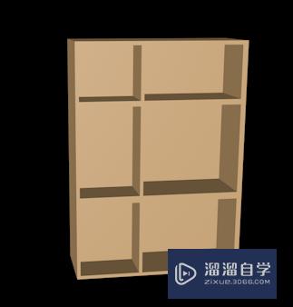 C4D如何制作立体书柜模型(c4d怎么做书柜)