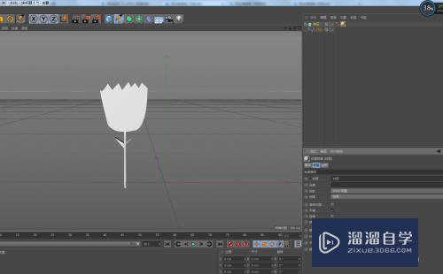C4D怎么制作一朵小花(c4d怎么做一朵花)