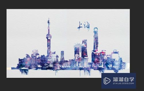 PS怎么制作水彩画效果(ps怎么制作水彩画效果图)