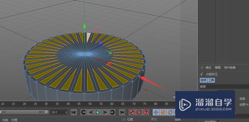 C4D怎么制作齿轮状凸出模型(c4d怎么做齿轮模型)