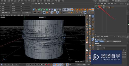 C4D瓶身螺纹制作教程