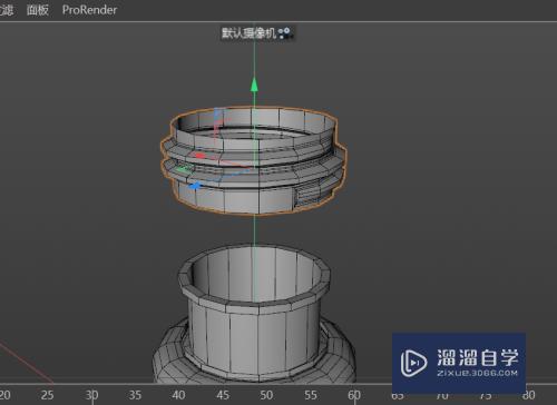 C4D如何创建小广口瓶模型(c4d怎么建瓶子)