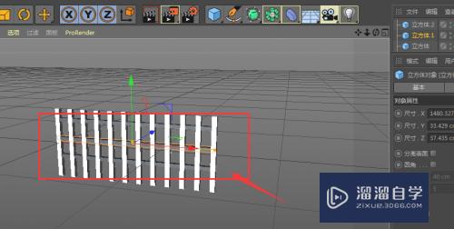 C4D怎么制作栅栏模型效果(c4d如何做栅栏)