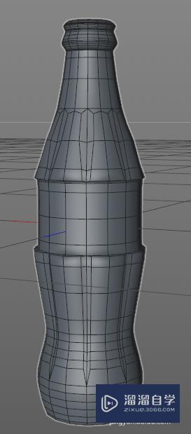 C4D怎么制作可乐瓶模型(c4d怎么做可乐瓶)
