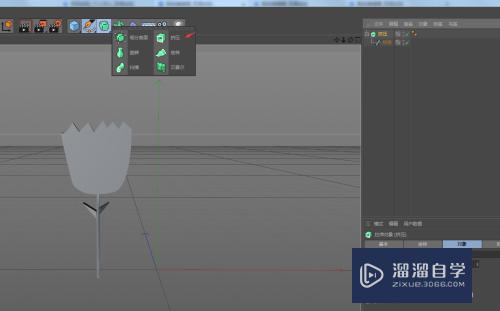 C4D怎么制作一朵小花(c4d怎么做一朵花)