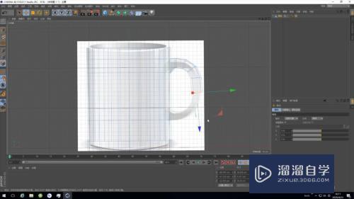 C4D如何创建圆柱型杯子(c4d怎么建杯子)