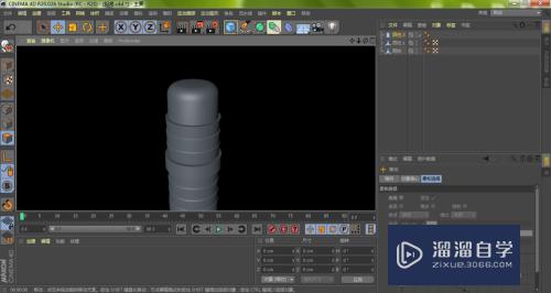 C4D怎么用封顶圆角制作橡皮擦(c4d圆角封顶在哪里)