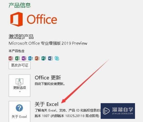 Excel2019怎么查看版本信息(excel 查看版本)