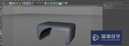 C4D如何制作茶几模型(c4d茶几建模教程)