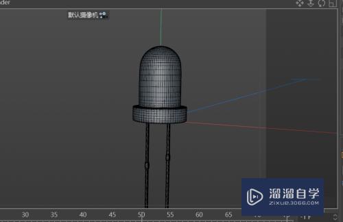 C4D如何创建发光二极管模型(c4d怎么做发光灯管)