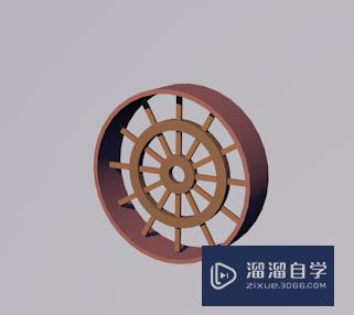 C4D制作滚筒轮模型效果