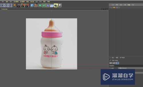 C4D如何建立奶瓶模型(c4d奶瓶建模教程)