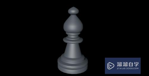 C4D绘制3D国际象棋（2）：巧用旋转画出象棋模型