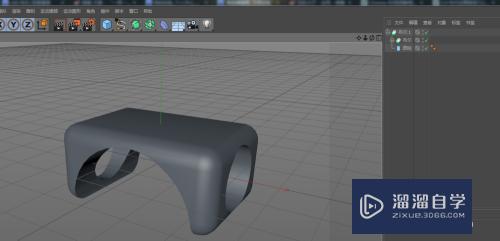 C4D如何制作茶几模型(c4d茶几建模教程)