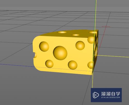 C4D如何制作奶酪(c4d怎么做奶酪)