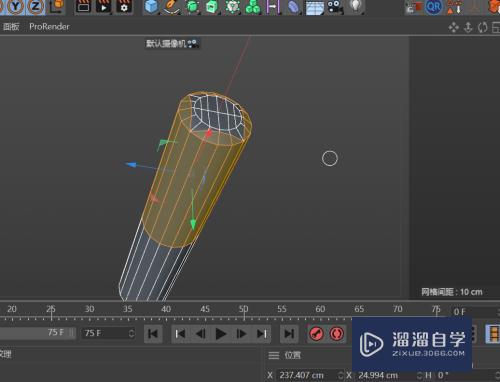 C4D怎么创建t型套筒扳手模型(c4d套模板教程)