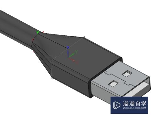 CAD怎么绘制usb线(usb接口cad图)