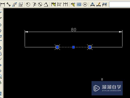 CAD怎么平均分80mm的直线为三段(cad线平均分3段)