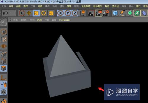 C4D怎么制作金字塔模型(c4d做金字塔)