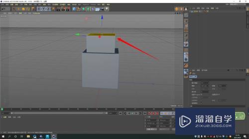 C4D怎么在立方体的面挤压向外突出的模型(c4d立方体怎么挤压出圆柱)