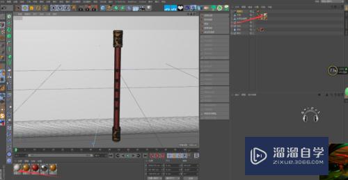 C4D如何制作金箍棒模型(c4d做紧箍咒)