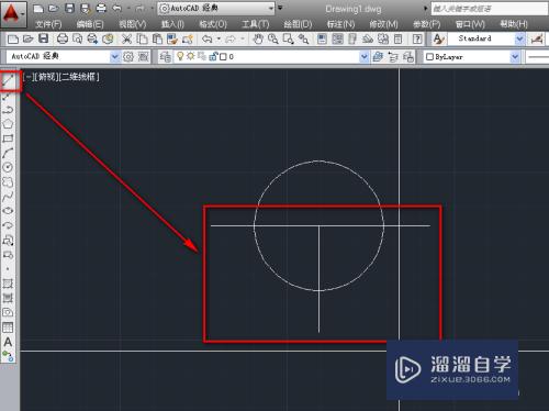 如何使用CAD绘制三端口环回器图示？