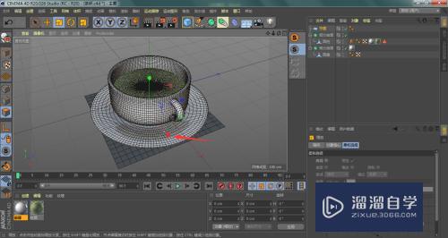 C4D怎样给立体模型创建虚拟地面？