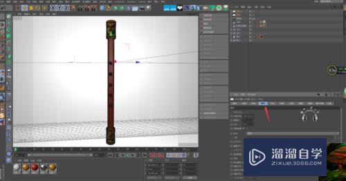 C4D如何制作金箍棒模型(c4d做紧箍咒)