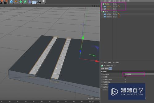 C4D快速建立公路桥梁模型