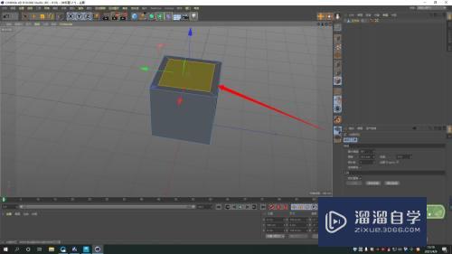 C4D怎么在立方体的面挤压向外突出的模型(c4d立方体怎么挤压出圆柱)