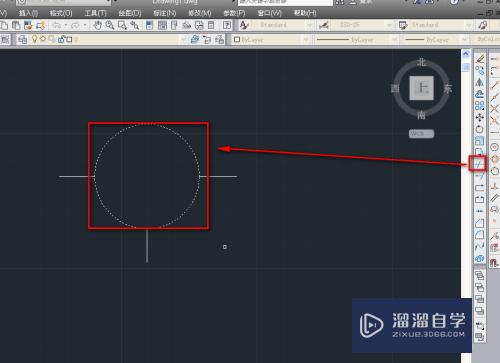 CAD怎么画三端口环回器图示